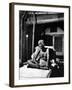 Holy Man Sri Ramana Maharshi Sitting in Bed-Eliot Elisofon-Framed Photographic Print