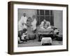 Holy Man Sri Ramana Maharshi Sitting in Bed-null-Framed Photographic Print