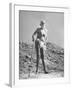 Holy Man Sri Ramana Standing at Foot of Sacred Mountain-null-Framed Photographic Print