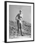 Holy Man Sri Ramana Standing at Foot of Sacred Mountain-null-Framed Photographic Print