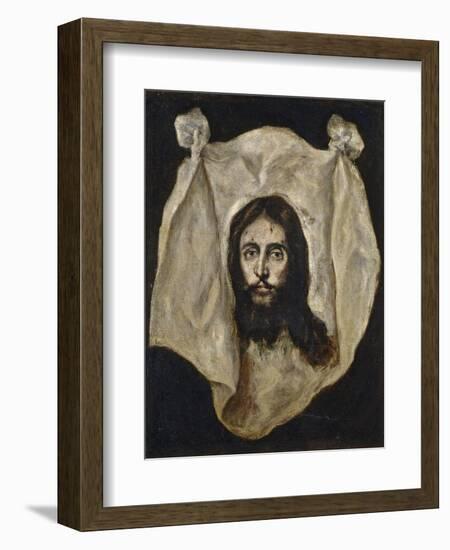 Holy Mandylion (The Vernicl), 1586-1595-El Greco-Framed Giclee Print