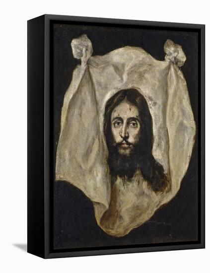 Holy Mandylion (The Vernicl), 1586-1595-El Greco-Framed Stretched Canvas