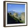 Holy Monastery of Aghia Triada (Holy Trinity), Meteora, Unesco World Heritage Site, Greece, Europe-Tony Gervis-Framed Photographic Print