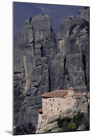 Holy Monastery of Rousanou-null-Mounted Giclee Print