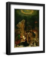 Holy Night, 1520-1525-Albrecht Altdorfer-Framed Giclee Print