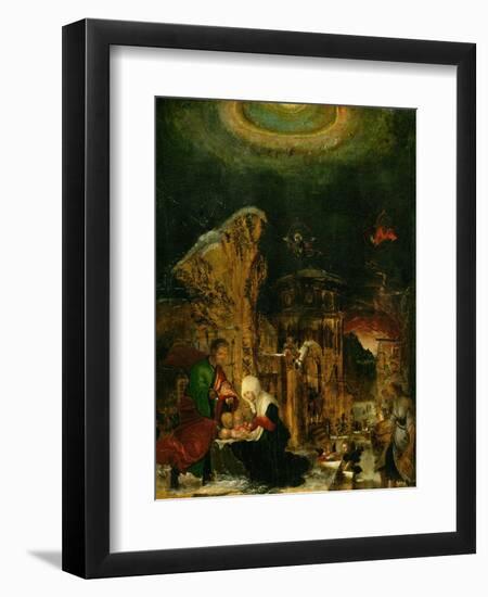 Holy Night, 1520-1525-Albrecht Altdorfer-Framed Giclee Print