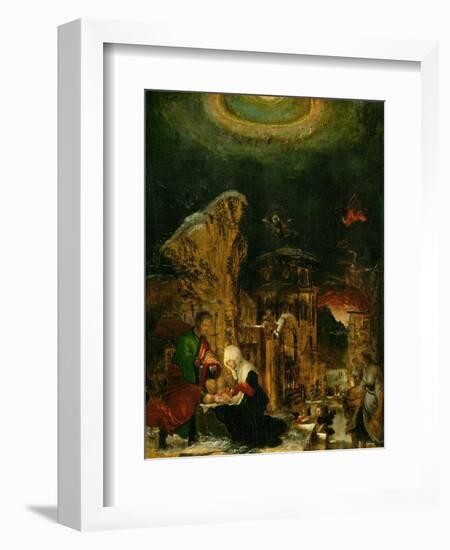 Holy Night, 1520-1525-Albrecht Altdorfer-Framed Giclee Print