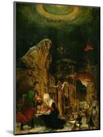 Holy Night, 1520-1525-Albrecht Altdorfer-Mounted Giclee Print