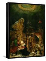 Holy Night, 1520-1525-Albrecht Altdorfer-Framed Stretched Canvas