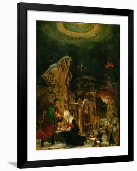 Holy Night, 1520-1525-Albrecht Altdorfer-Framed Giclee Print