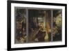 Holy Night (Triptych), 1888-89-Fritz von Uhde-Framed Giclee Print