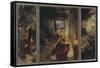 Holy Night (Triptych), 1888-89-Fritz von Uhde-Framed Stretched Canvas