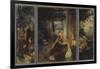 Holy Night (Triptych), 1888-89-Fritz von Uhde-Framed Giclee Print