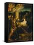 Holy Night-Antonio Allegri Da Correggio-Framed Stretched Canvas