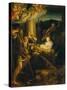 Holy Night-Antonio Allegri Da Correggio-Stretched Canvas