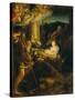 Holy Night-Antonio Allegri Da Correggio-Stretched Canvas