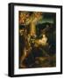 Holy Night-Antonio Allegri Da Correggio-Framed Giclee Print