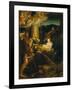 Holy Night-Antonio Allegri Da Correggio-Framed Giclee Print