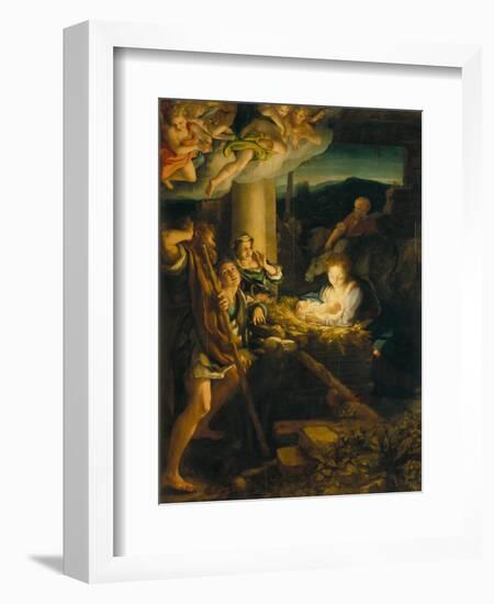 Holy Night-Antonio Allegri Da Correggio-Framed Giclee Print