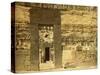 Holy of Holies in the Temple of El Bahri, Egypt-English Photographer-Stretched Canvas