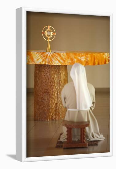 Holy Sacrament adoration at Akepe monastery, Akepe, Togo-Godong-Framed Photographic Print