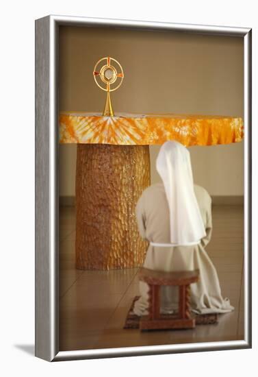 Holy Sacrament adoration at Akepe monastery, Akepe, Togo-Godong-Framed Photographic Print