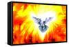 Holy Spirit Fire-Spencer Williams-Framed Stretched Canvas