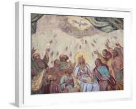 Holy Spirit Fresco in Loreto Church, Prague, Czech Republic, Europe-Godong-Framed Photographic Print