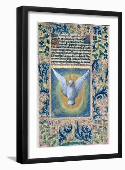 Holy Spirit, from the Book of Hours of Louis D'Orleans, c.1469-Jean Colombe-Framed Giclee Print