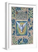 Holy Spirit, from the Book of Hours of Louis D'Orleans, c.1469-Jean Colombe-Framed Giclee Print