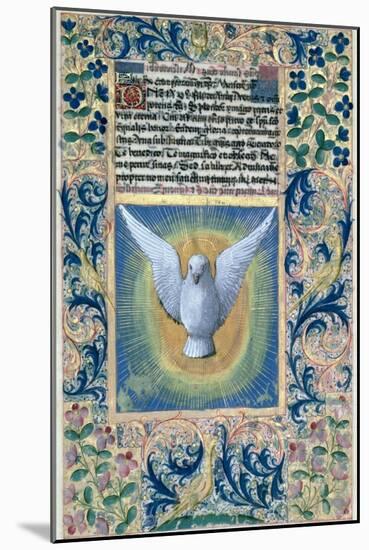 Holy Spirit, from the Book of Hours of Louis D'Orleans, c.1469-Jean Colombe-Mounted Giclee Print