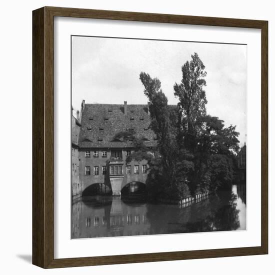 Holy Spirit Hospital, Nuremberg, Bavaria, Germany, C1900s-Wurthle & Sons-Framed Photographic Print