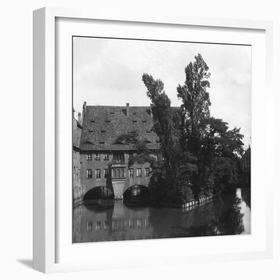 Holy Spirit Hospital, Nuremberg, Bavaria, Germany, C1900s-Wurthle & Sons-Framed Photographic Print