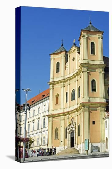 Holy Trinity Baroque Style Church, Bratislava, Slovakia, Europe-Christian Kober-Stretched Canvas