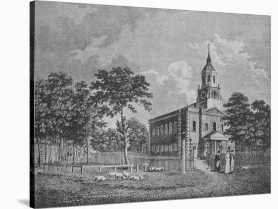 Holy Trinity Church, Clapham, c1812, (1912)-null-Stretched Canvas