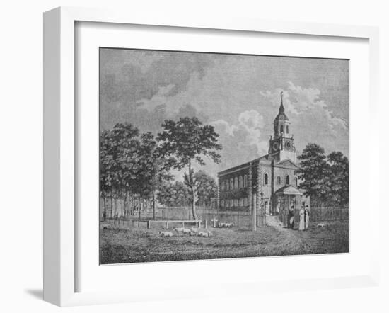 Holy Trinity Church, Clapham, c1812, (1912)-null-Framed Giclee Print