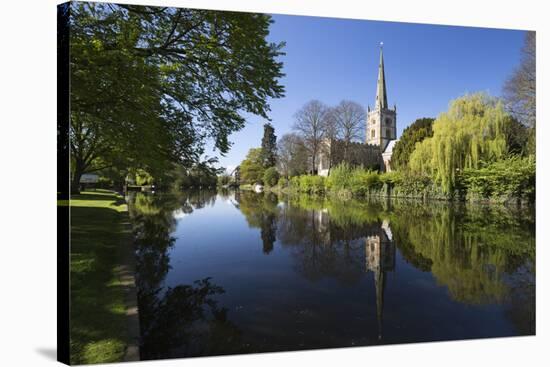 Holy Trinity Church on the River Avon, Stratford-Upon-Avon, Warwickshire, England, United Kingdom-Stuart Black-Stretched Canvas