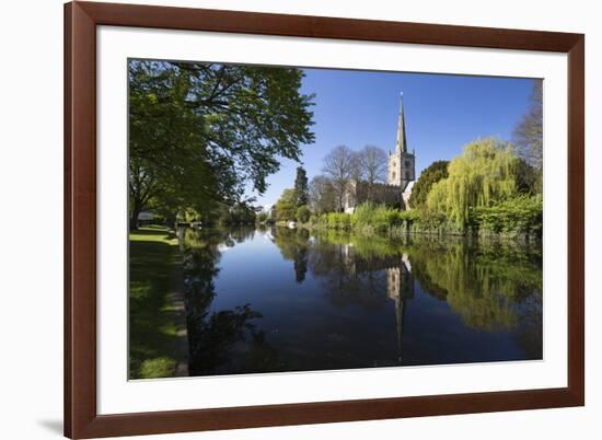 Holy Trinity Church on the River Avon, Stratford-Upon-Avon, Warwickshire, England, United Kingdom-Stuart Black-Framed Photographic Print