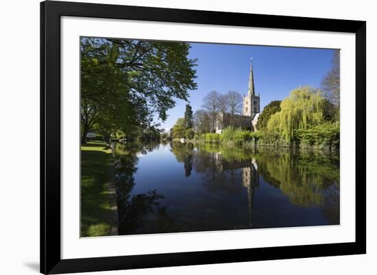 Holy Trinity Church on the River Avon, Stratford-Upon-Avon, Warwickshire, England, United Kingdom-Stuart Black-Framed Photographic Print