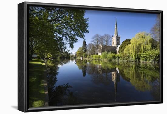 Holy Trinity Church on the River Avon, Stratford-Upon-Avon, Warwickshire, England, United Kingdom-Stuart Black-Framed Photographic Print