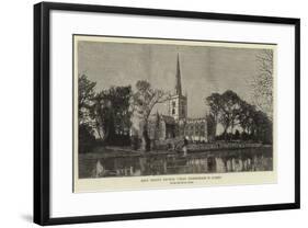 Holy Trinity Church, Where Shakespeare Is Buried-null-Framed Giclee Print