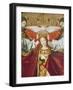 Holy Trinity Crowning Virgin, Detail from Coronation of Virgin, 1454-Enguerrand Quarton-Framed Giclee Print