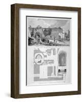 Holy Trinity Priory, City of London, 1826-William Taylor-Framed Giclee Print