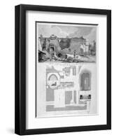 Holy Trinity Priory, City of London, 1826-William Taylor-Framed Giclee Print