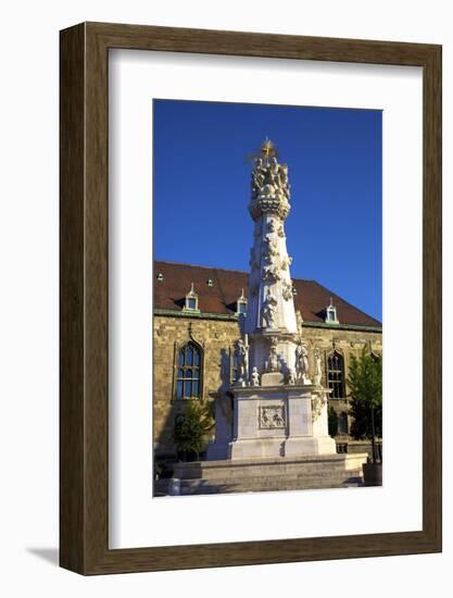 Holy Trinity Statue, Budapest, Hungary, Europe-Neil Farrin-Framed Photographic Print