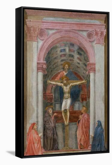 Holy Trinity-Masaccio-Framed Stretched Canvas