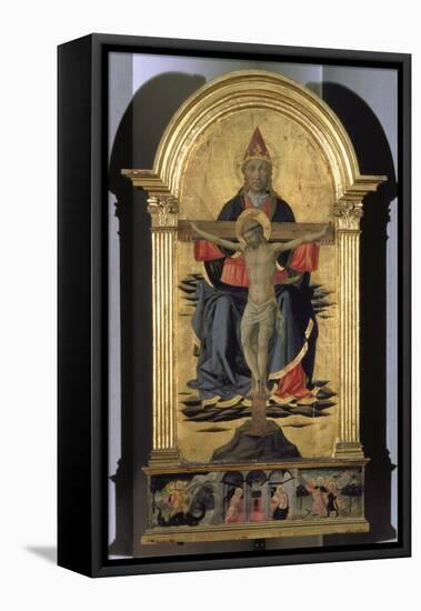 Holy Trinity-Domenico di Michelino-Framed Stretched Canvas