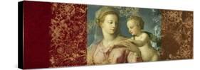 Holy Virgin (After Bronzino)-Simon Roux-Stretched Canvas