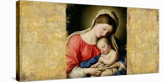 Holy Virgin (After Sassoferrato)-Simon Roux-Stretched Canvas