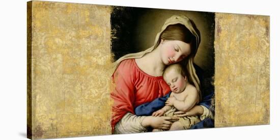 Holy Virgin (After Sassoferrato)-Simon Roux-Stretched Canvas